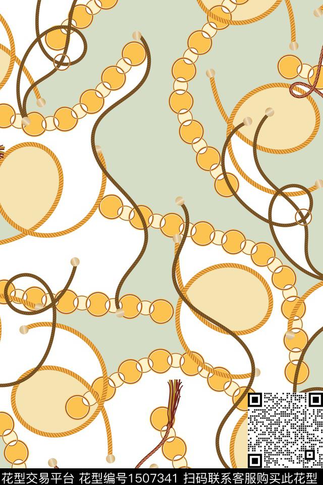 大牌风抽象小清新数码印花华亿平台下载（图片编号: 1507341） - 瓦栏（Walan）