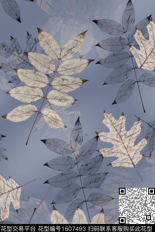 彩底花卉数码华亿平台中老年数码印花华亿平台下载（图片编号: 1507493） - 瓦栏（Walan）