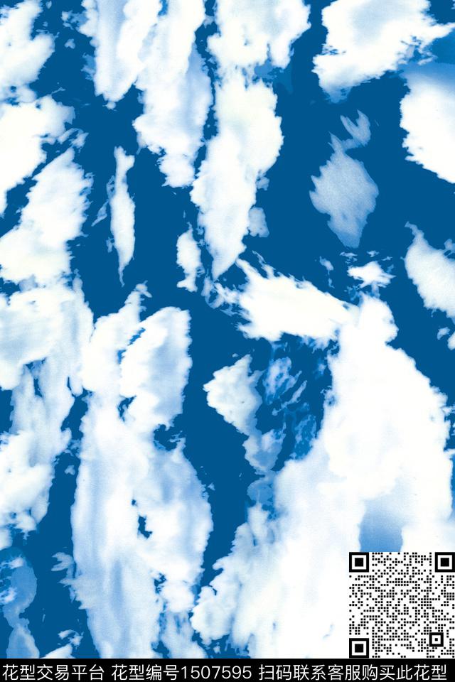 肌理抽象艺术数码印花华亿平台下载（图片编号: 1507595） - 瓦栏（Walan）