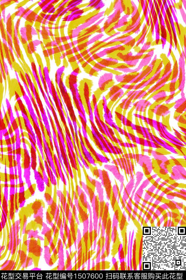 肌理抽象艺术数码印花华亿平台下载（图片编号: 1507600） - 瓦栏（Walan）