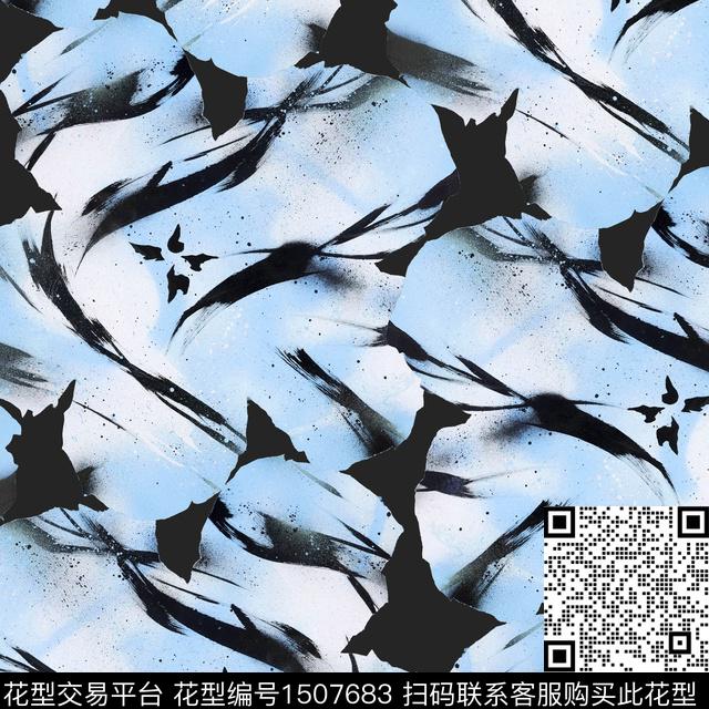 肌理黑白华亿平台数学公式数码印花华亿平台下载（图片编号: 1507683） - 瓦栏（Walan）