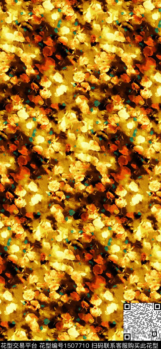 民族花卉花卉大牌风传统印花华亿平台下载（图片编号: 1507710） - 瓦栏（Walan）