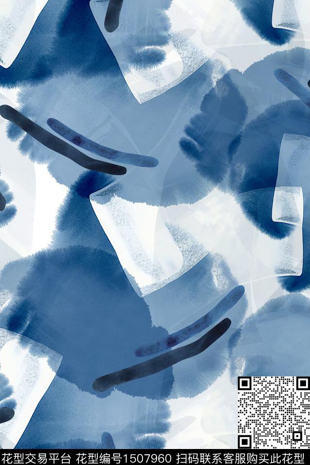 肌理抽象小清新数码印花华亿平台下载（图片编号: 1507960） - 瓦栏（Walan）