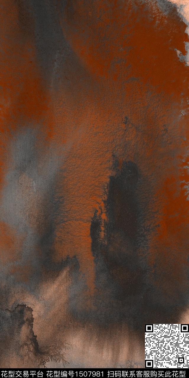 民族风花卉中国风数码印花华亿平台下载（图片编号: 1507981） - 瓦栏（Walan）