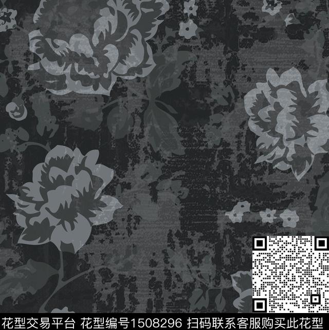 绿植树叶数码华亿平台肌理数码印花华亿平台下载（图片编号: 1508296） - 瓦栏（Walan）