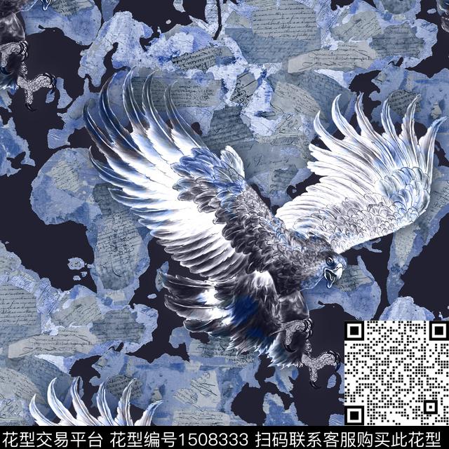 地图老鹰MAP数码印花华亿平台下载（图片编号: 1508333） - 瓦栏（Walan）