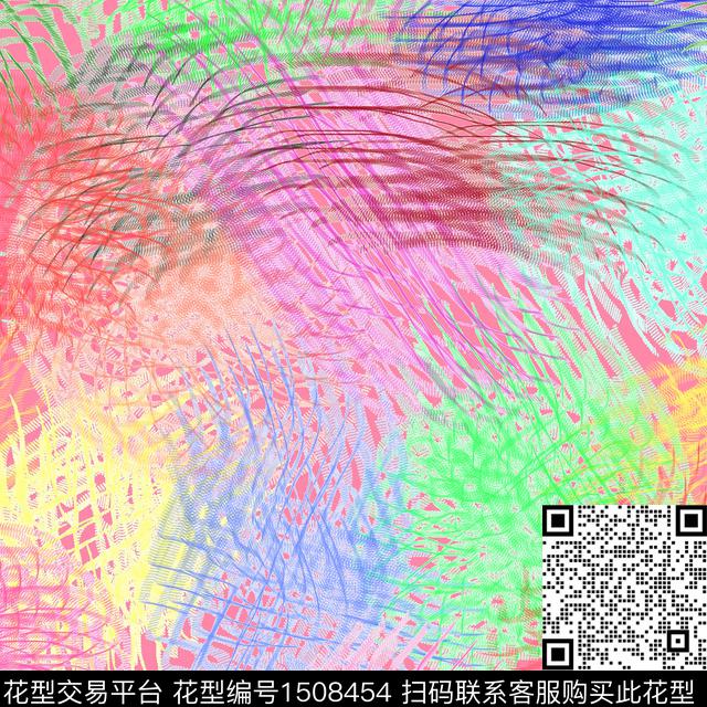 童装水彩女装数码印花华亿平台下载（图片编号: 1508454） - 瓦栏（Walan）