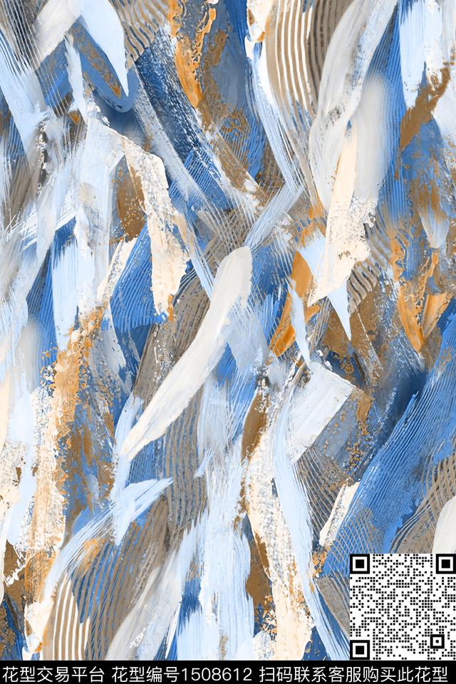 肌理小清新真丝数码印花华亿平台下载（图片编号: 1508612） - 瓦栏（Walan）
