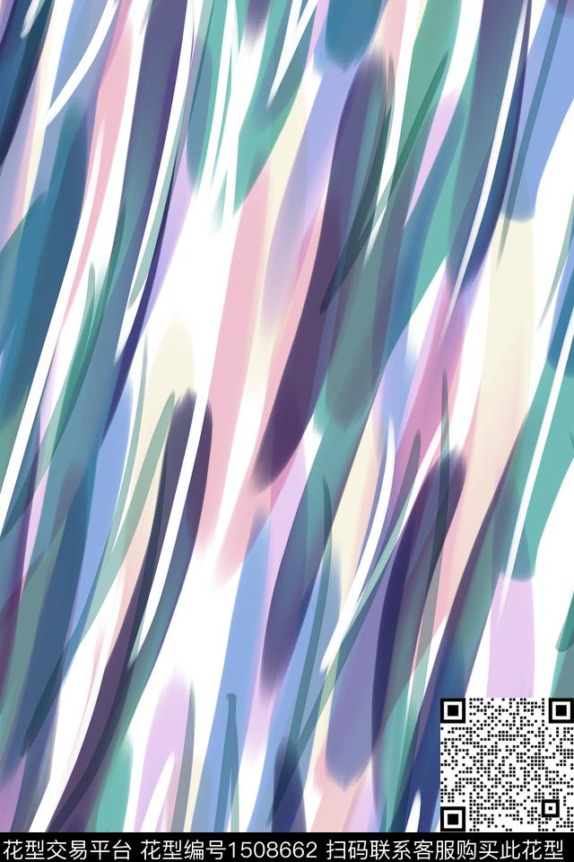 肌理抽象小清新数码印花华亿平台下载（图片编号: 1508662） - 瓦栏（Walan）