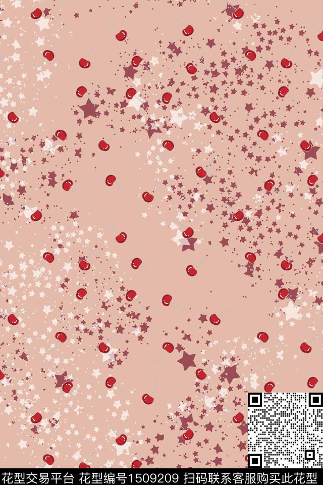 大牌风小清新真丝数码印花华亿平台下载（图片编号: 1509209） - 瓦栏（Walan）