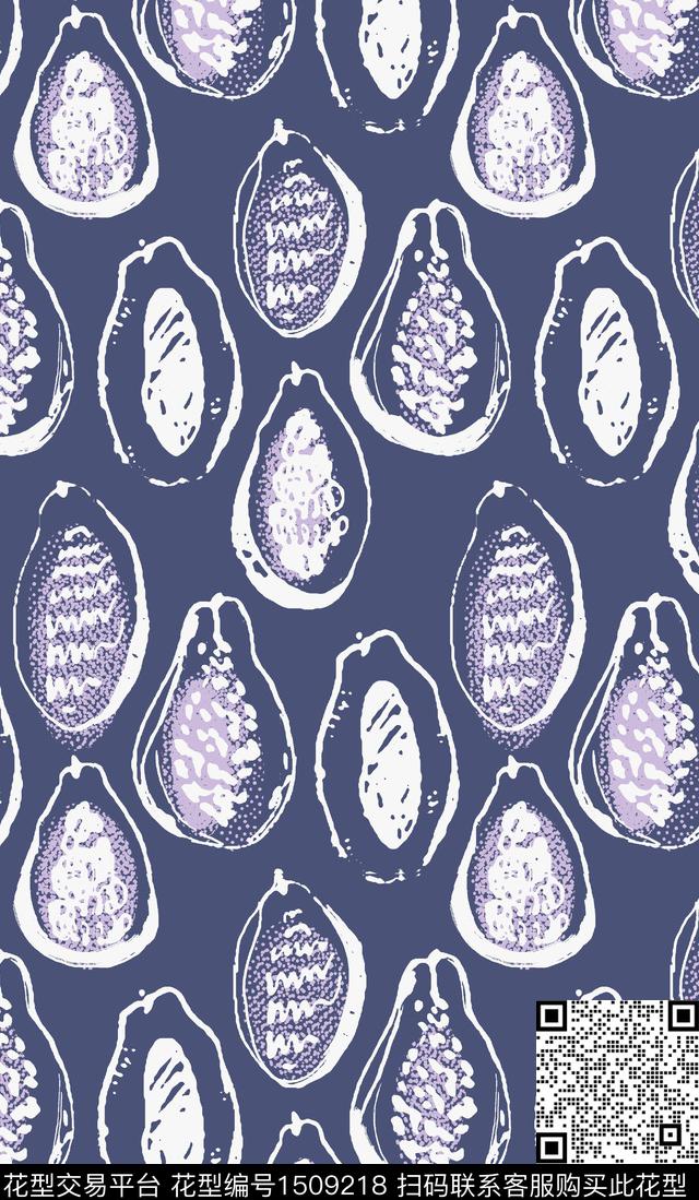 时尚水果女装传统印花华亿平台下载（图片编号: 1509218） - 瓦栏（Walan）