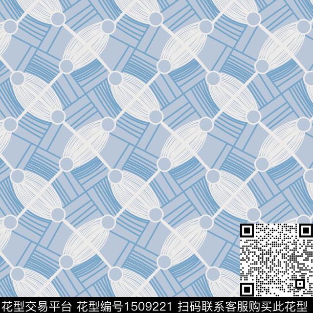 线条几何男装传统印花华亿平台下载（图片编号: 1509221） - 瓦栏（Walan）