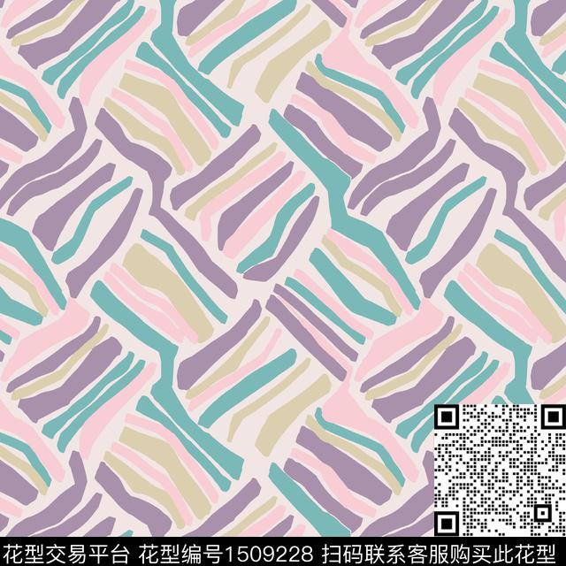 时尚几何简约传统印花华亿平台下载（图片编号: 1509228） - 瓦栏（Walan）