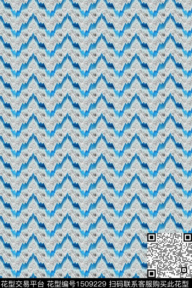 几何大牌风小香风数码印花华亿平台下载（图片编号: 1509229） - 瓦栏（Walan）