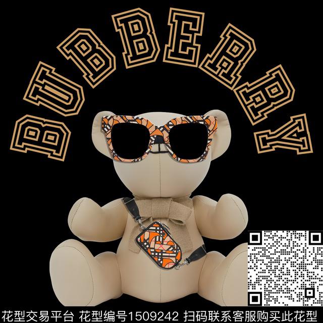 潮牌熊简欧数码印花华亿平台下载（图片编号: 1509242） - 瓦栏（Walan）