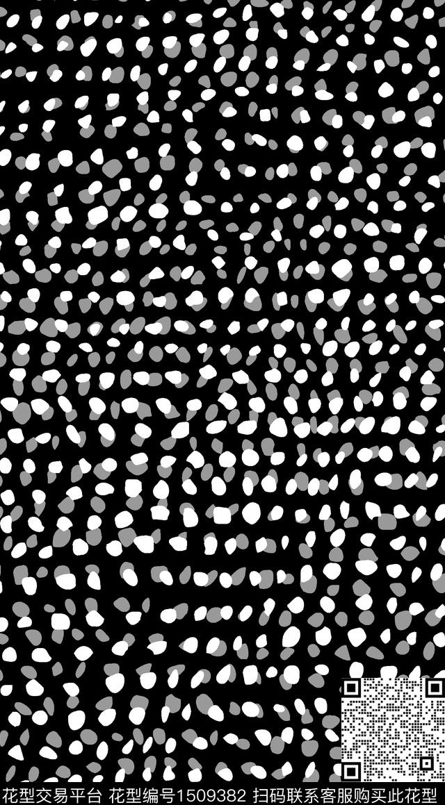 几何大牌风真丝数码印花华亿平台下载（图片编号: 1509382） - 瓦栏（Walan）