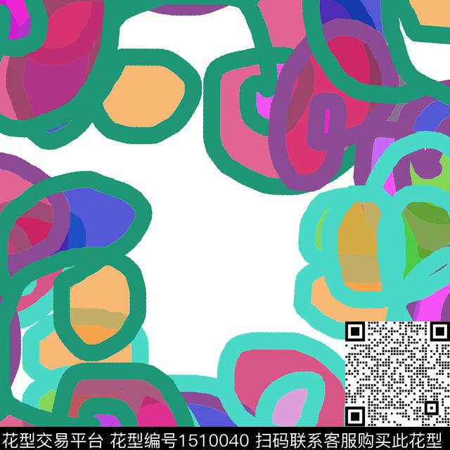 几何迷彩混合拼接数码印花华亿平台下载（图片编号: 1510040） - 瓦栏（Walan）