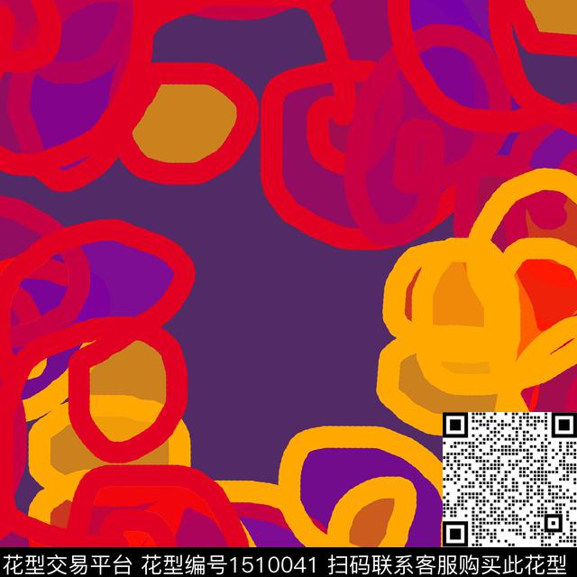 几何迷彩混合拼接数码印花华亿平台下载（图片编号: 1510041） - 瓦栏（Walan）