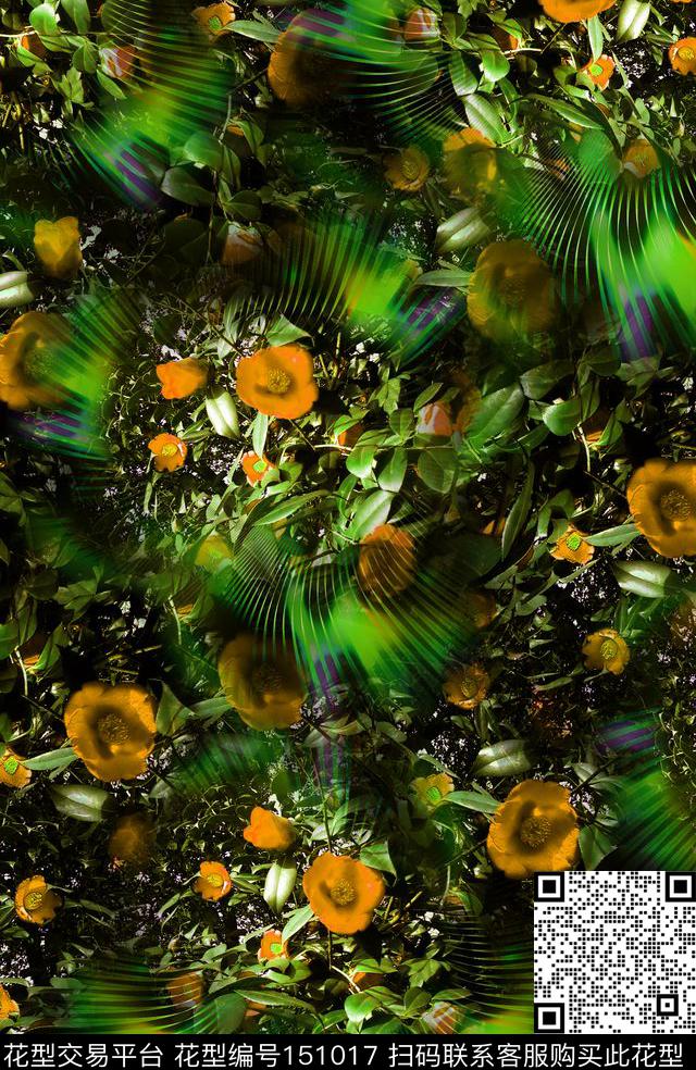 绚丽摄影照片花卉放射状光线数码印花华亿平台下载（图片编号: 151017） - 瓦栏（Walan）