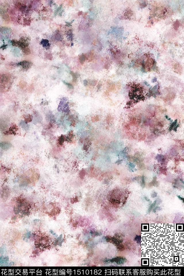 肌理抽象小清新数码印花华亿平台下载（图片编号: 1510182） - 瓦栏（Walan）