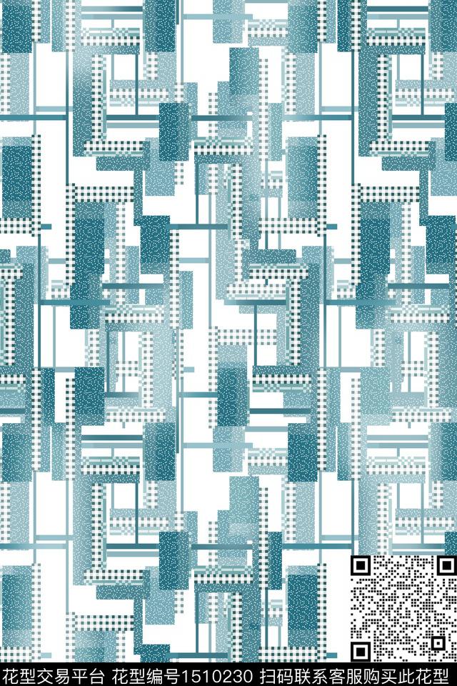 肌理抽象小清新数码印花华亿平台下载（图片编号: 1510230） - 瓦栏（Walan）