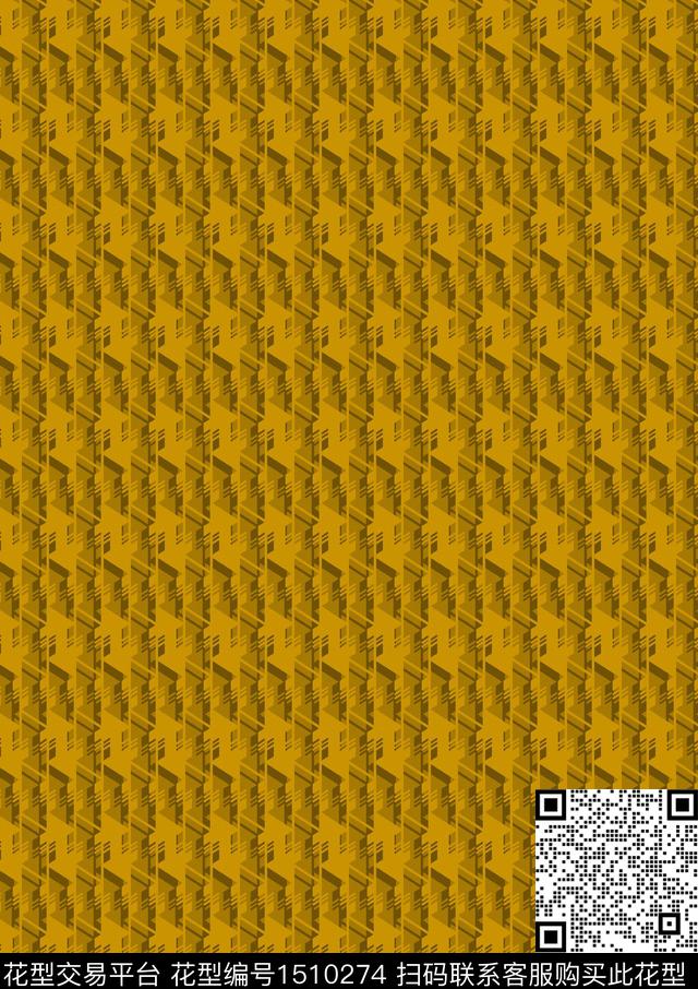 几何大牌风小碎花传统印花华亿平台下载（图片编号: 1510274） - 瓦栏（Walan）