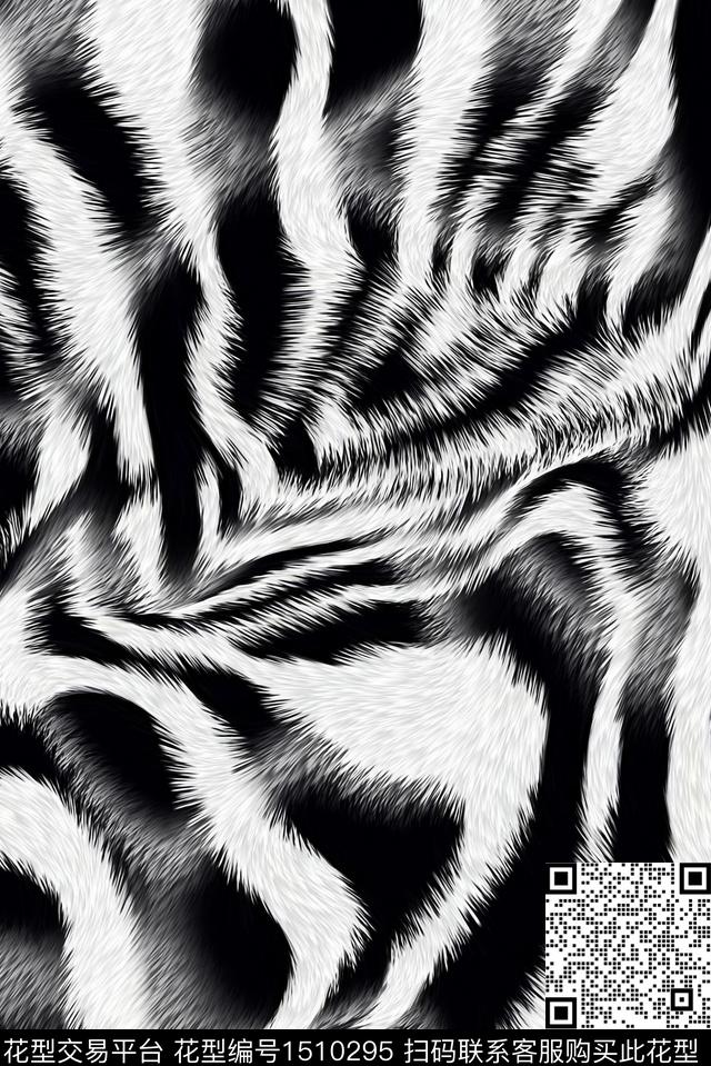 纹理抽象年轻女性数码印花华亿平台下载（图片编号: 1510295） - 瓦栏（Walan）