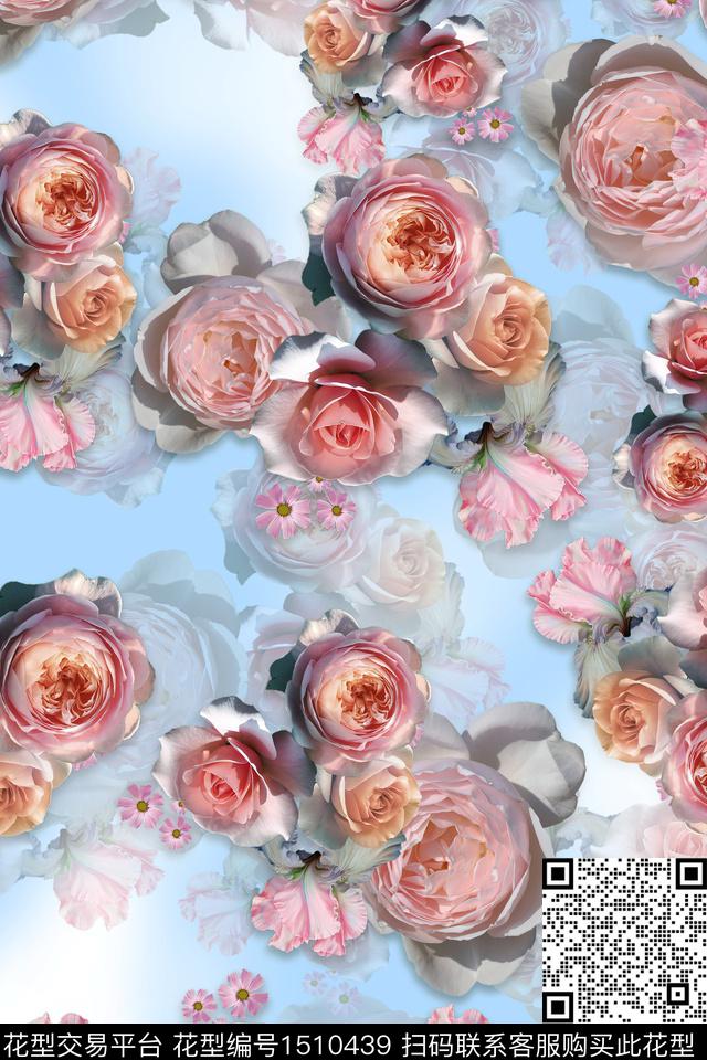 绿植树叶花卉照片花卉数码印花华亿平台下载（图片编号: 1510439） - 瓦栏（Walan）