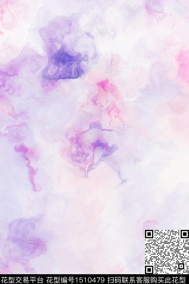 水彩炫彩写意数码印花华亿平台下载（图片编号: 1510479） - 瓦栏（Walan）