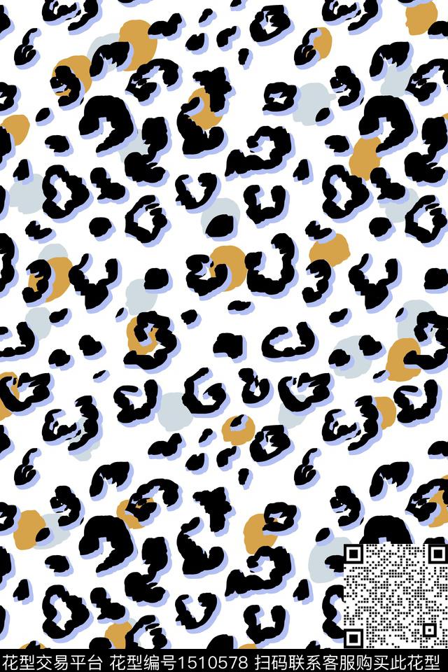 小清新真丝年轻女性数码印花华亿平台下载（图片编号: 1510578） - 瓦栏（Walan）