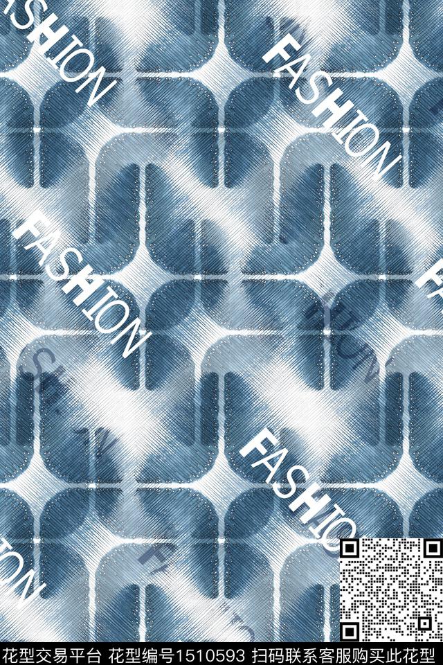 字母肌理男装数码印花华亿平台下载（图片编号: 1510593） - 瓦栏（Walan）
