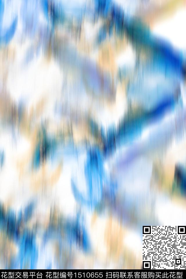 肌理花卉抽象数码印花华亿平台下载（图片编号: 1510655） - 瓦栏（Walan）