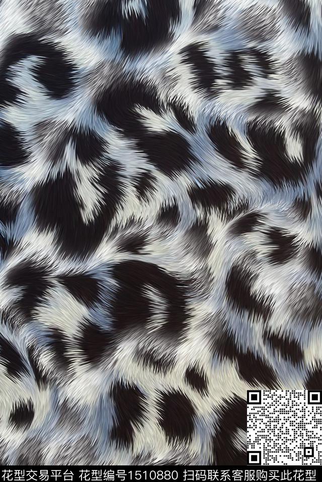 纹理抽象男装满版花数码印花华亿平台下载（图片编号: 1510880） - 瓦栏（Walan）