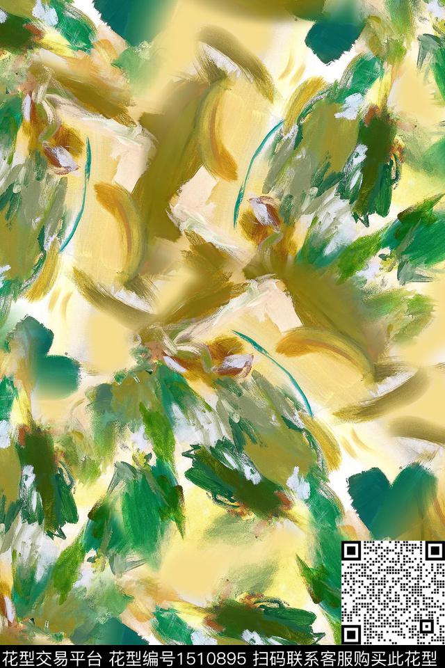 肌理抽象小清新数码印花华亿平台下载（图片编号: 1510895） - 瓦栏（Walan）