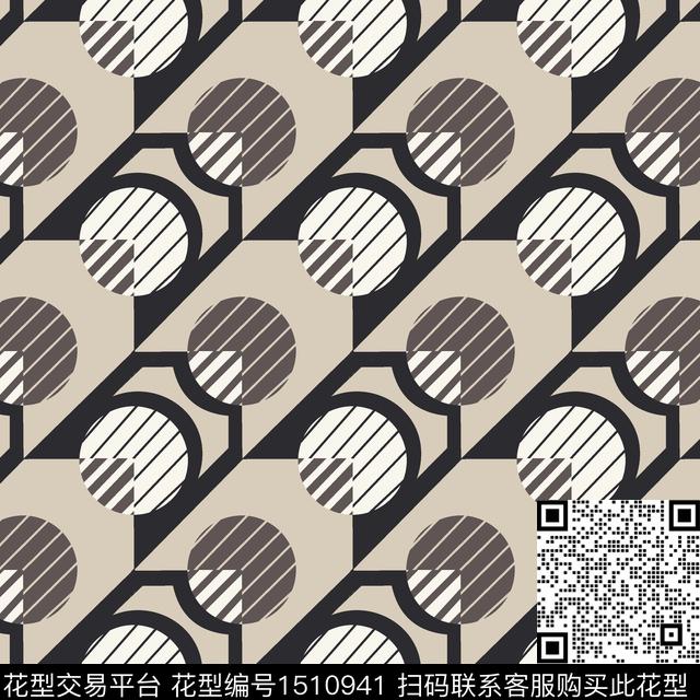 时尚几何男装传统印花华亿平台下载（图片编号: 1510941） - 瓦栏（Walan）