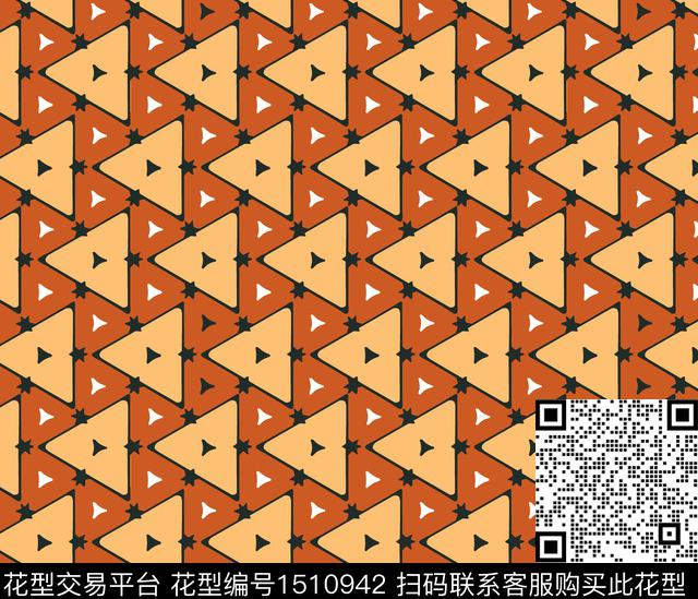 时尚几何女装传统印花华亿平台下载（图片编号: 1510942） - 瓦栏（Walan）