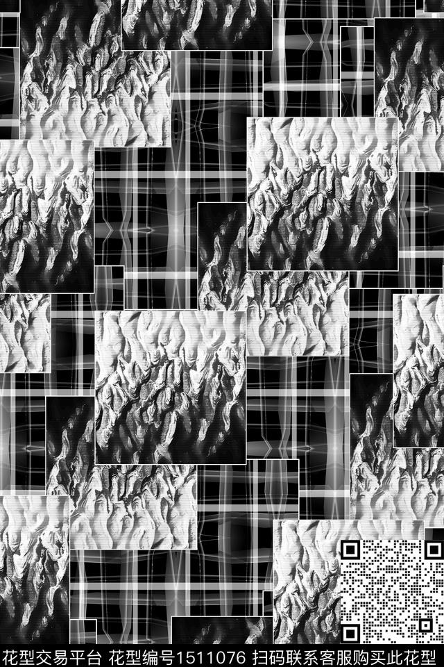 数码华亿平台肌理几何数码印花华亿平台下载（图片编号: 1511076） - 瓦栏（Walan）