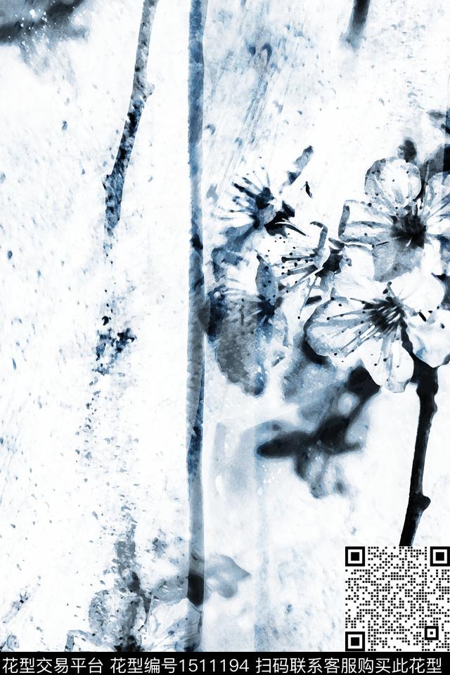 男装花卉配饰数码印花华亿平台下载（图片编号: 1511194） - 瓦栏（Walan）