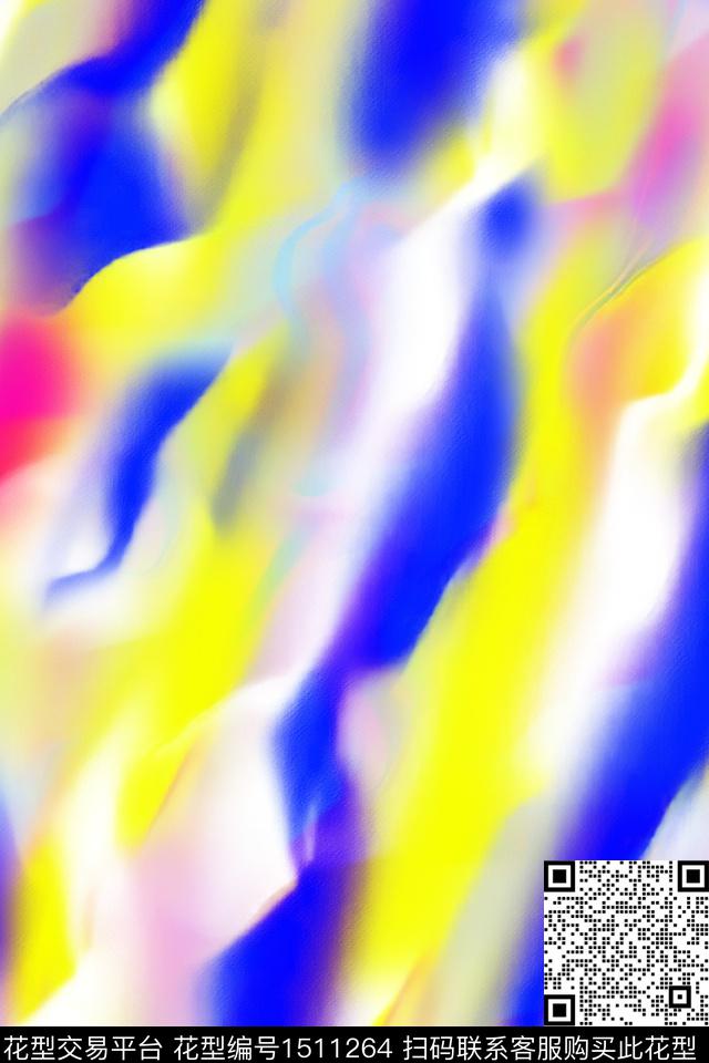 肌理抽象小清新数码印花华亿平台下载（图片编号: 1511264） - 瓦栏（Walan）