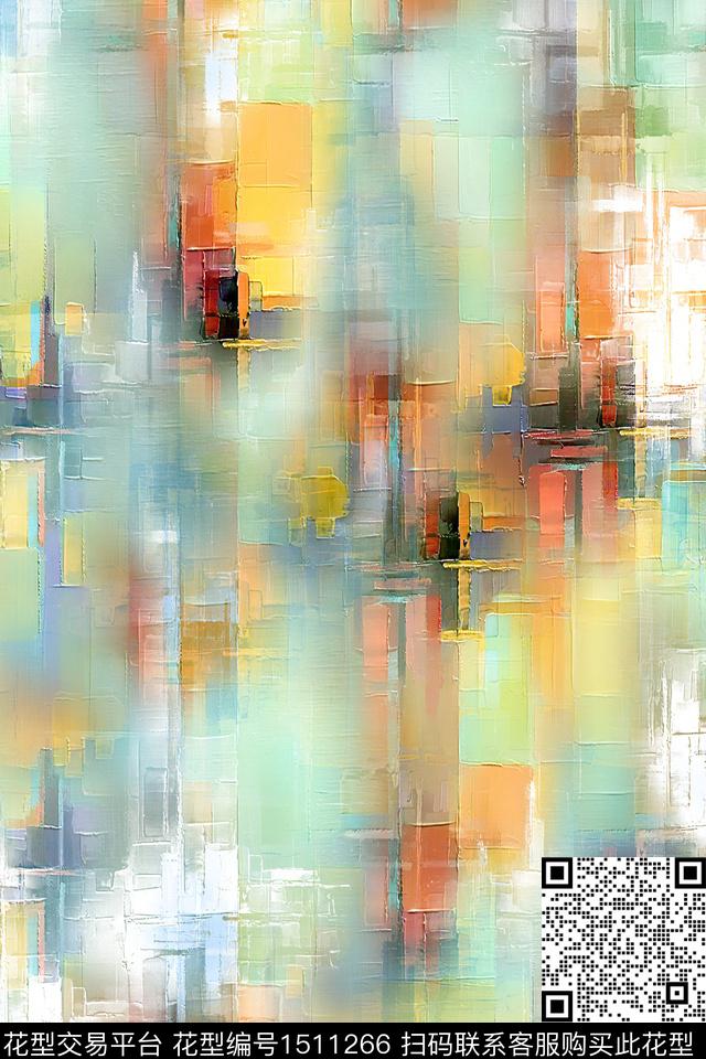 肌理抽象小清新数码印花华亿平台下载（图片编号: 1511266） - 瓦栏（Walan）