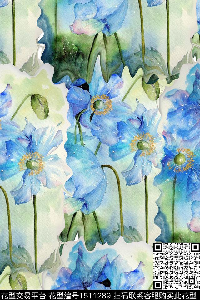 数码华亿平台复古大牌风数码印花华亿平台下载（图片编号: 1511289） - 瓦栏（Walan）