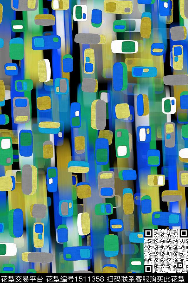 肌理抽象小清新数码印花华亿平台下载（图片编号: 1511358） - 瓦栏（Walan）