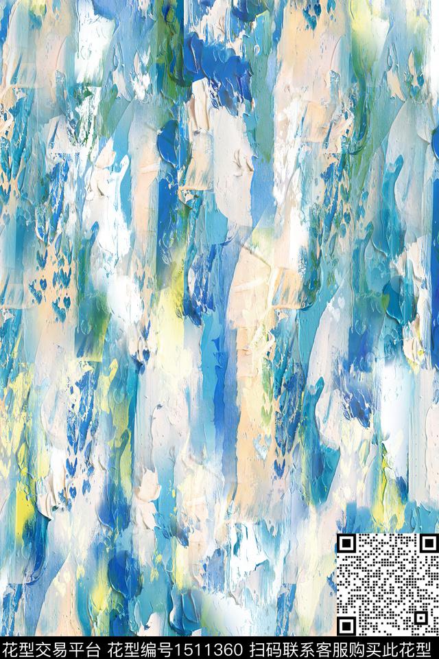 肌理抽象小清新数码印花华亿平台下载（图片编号: 1511360） - 瓦栏（Walan）