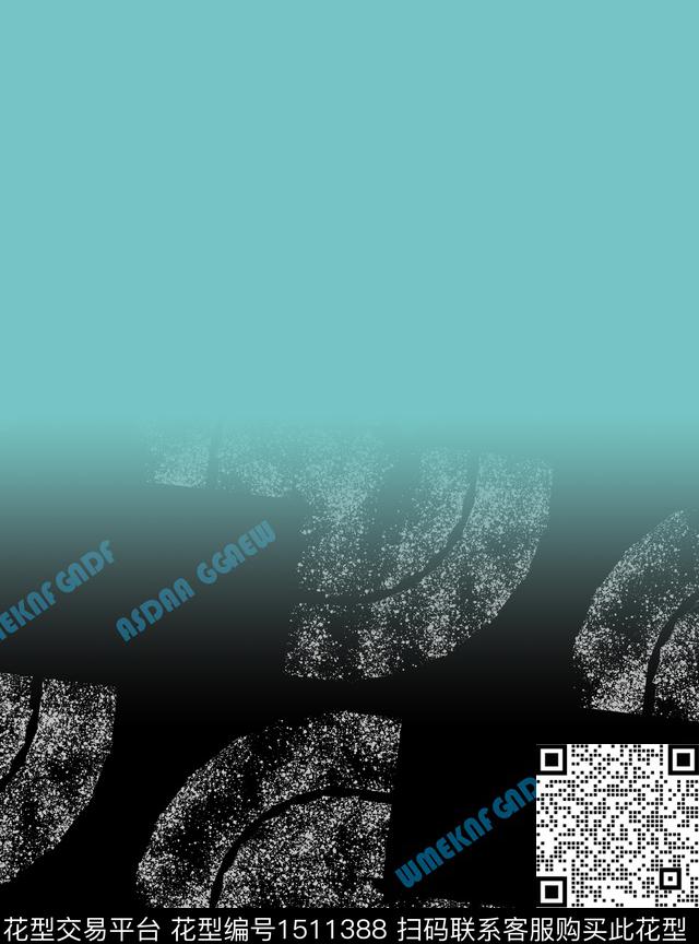 字母几何格子数码印花华亿平台下载（图片编号: 1511388） - 瓦栏（Walan）