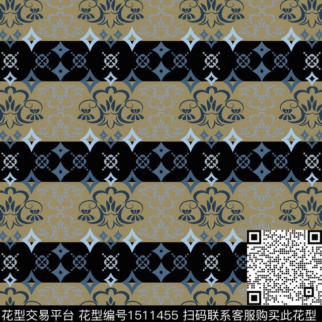 民族风男装费尔岛传统印花华亿平台下载（图片编号: 1511455） - 瓦栏（Walan）