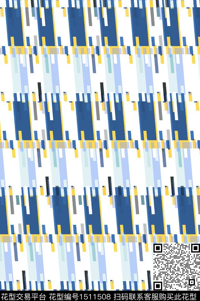 几何肌理大牌风数码印花华亿平台下载（图片编号: 1511508） - 瓦栏（Walan）