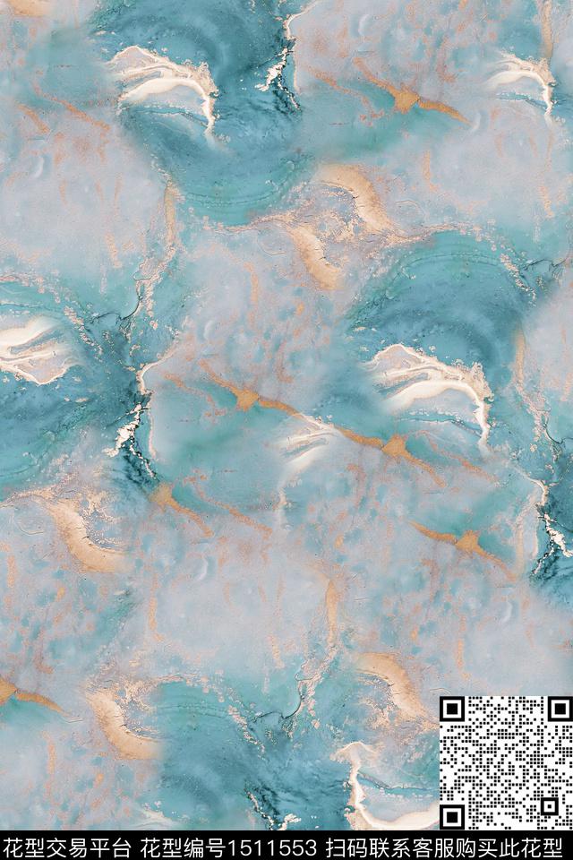 肌理简约抽象数码印花华亿平台下载（图片编号: 1511553） - 瓦栏（Walan）
