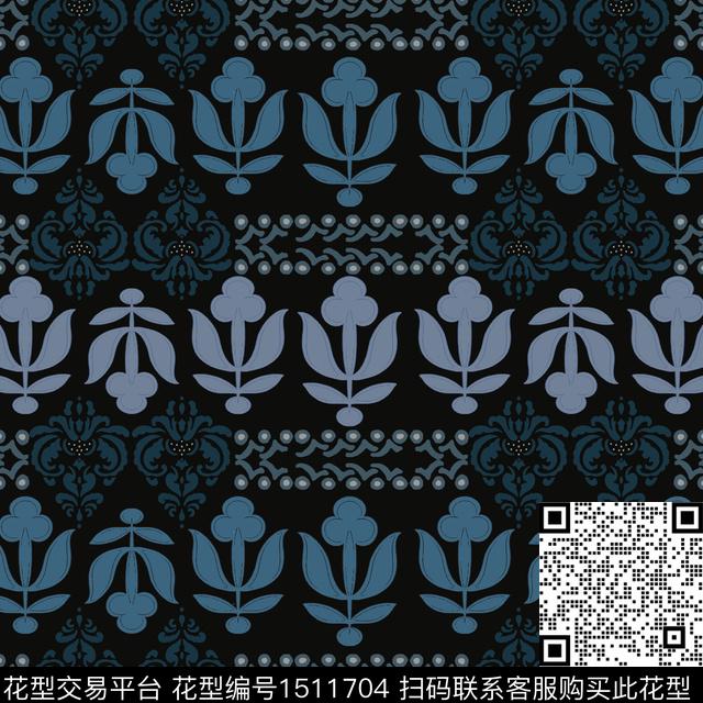 民族风男装费尔岛传统印花华亿平台下载（图片编号: 1511704） - 瓦栏（Walan）