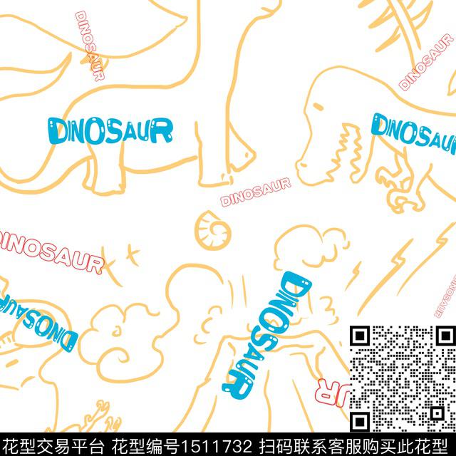 涂鸦字母男装传统印花华亿平台下载（图片编号: 1511732） - 瓦栏（Walan）