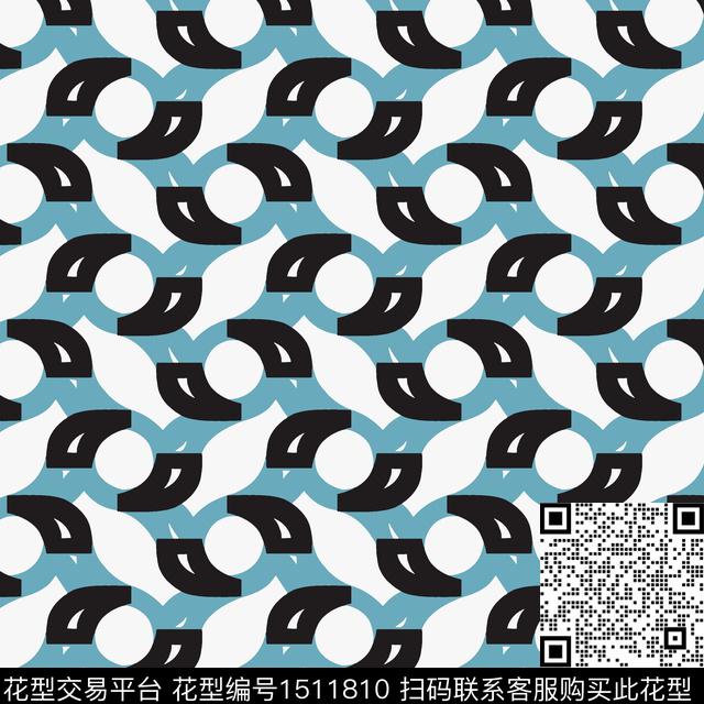 时尚几何女装传统印花华亿平台下载（图片编号: 1511810） - 瓦栏（Walan）